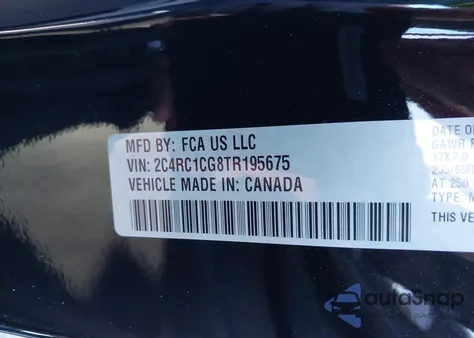 2026 Chrysler Voyager Lx z USA, uszkodzony, nr VIN 2C4RC1CG8TR195675